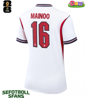 England Kobbie Mainoo #16 Hemmatröja Kvinnor VM 2026 Kortärmad